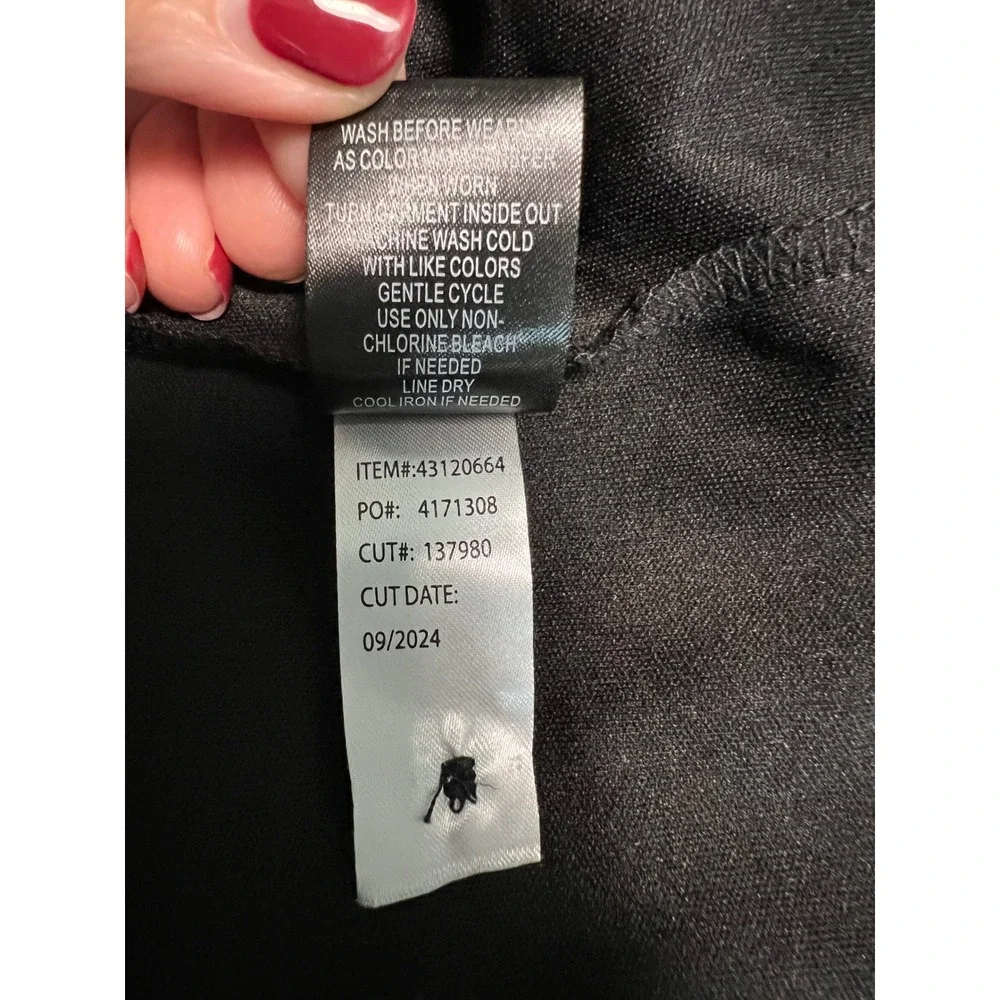 Torrid Womens Black Metallic Clip Dot Smocked Waist Tiered Dress Plus Size 4 - Picture 8 of 13